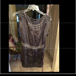 Gunmetal studded top